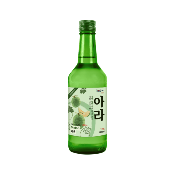Rượu Soju Korice Hương Dưa Lưới 12% Chai 360ml